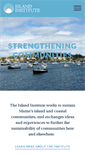 Mobile Screenshot of islandinstitute.org